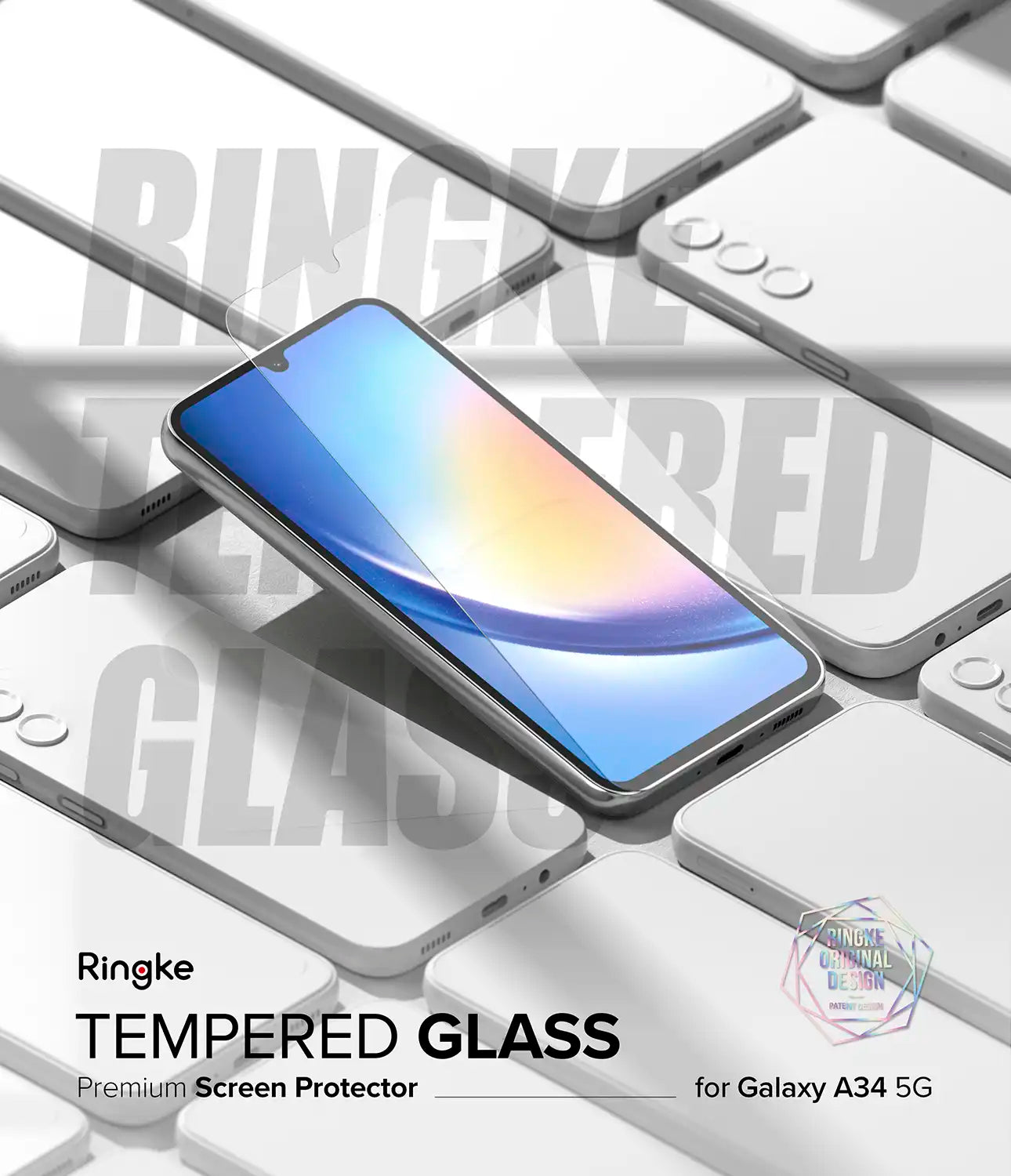Vidrio Templado Ringke Samsung Galaxy A34 [2 pack]