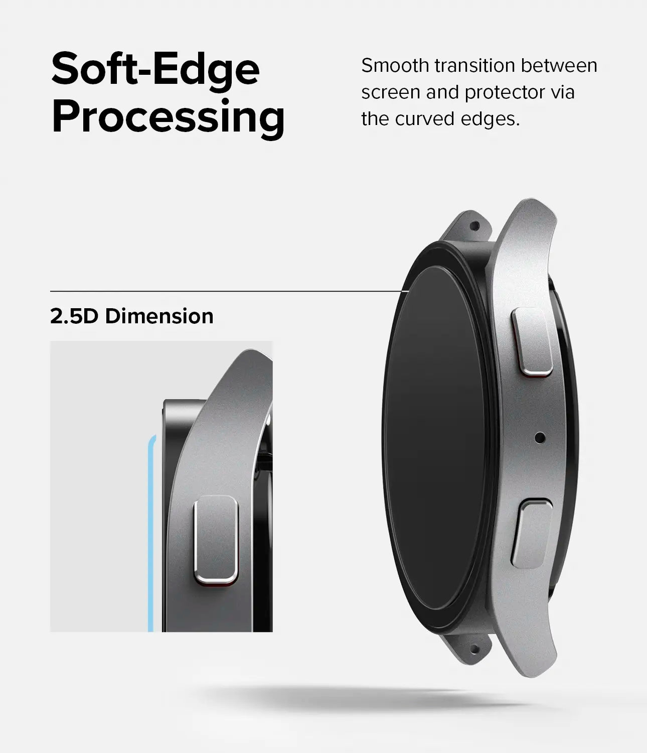 Vidrio Ringke ID Glass Samsung Galaxy Watch 4 - 40mm [x 4 Unidades]